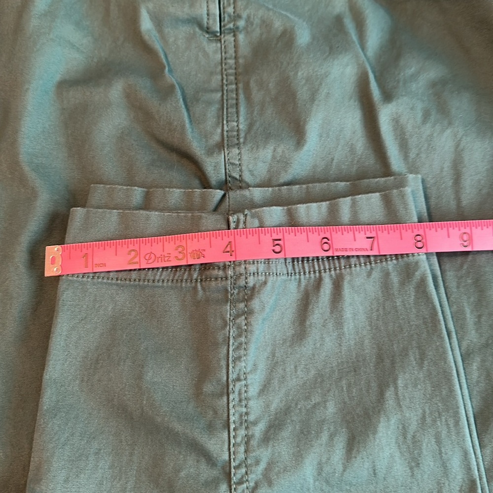 Talbots Perfect Crop Green Chinos - Picture 2 of 7